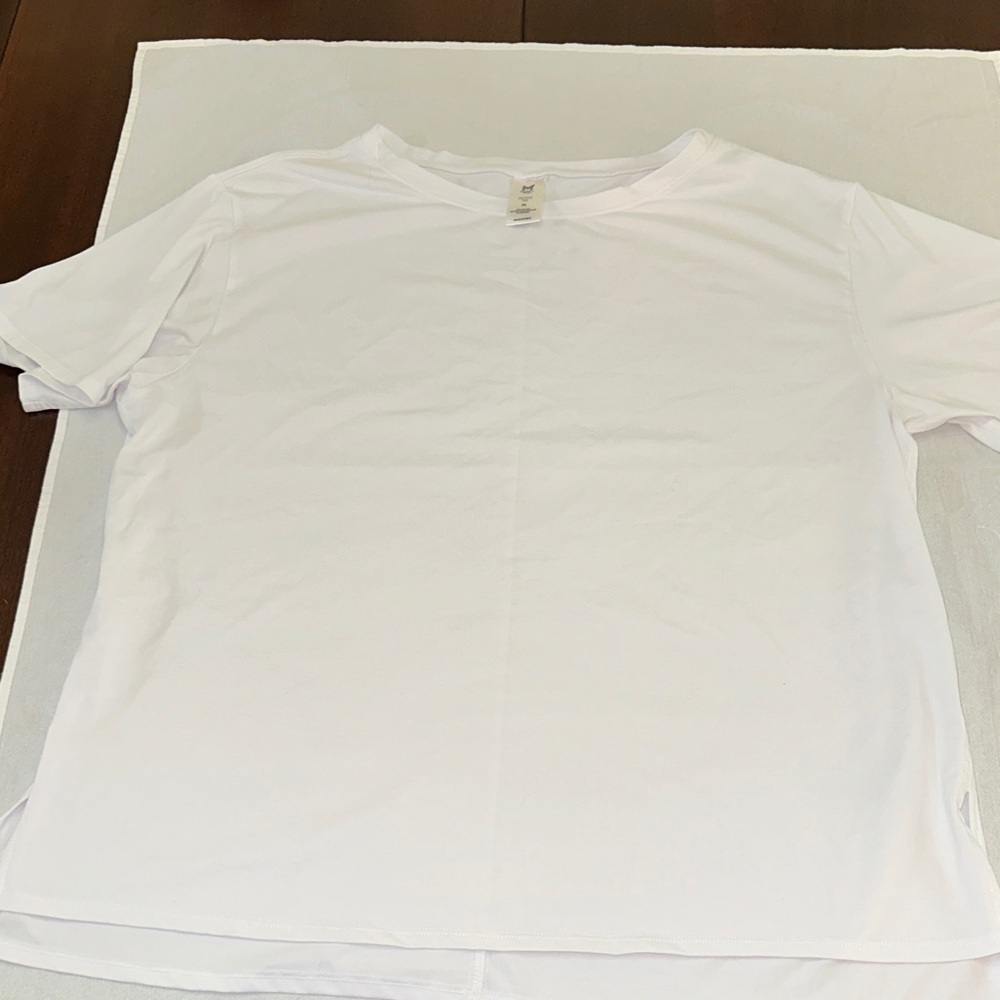 White Active Tee